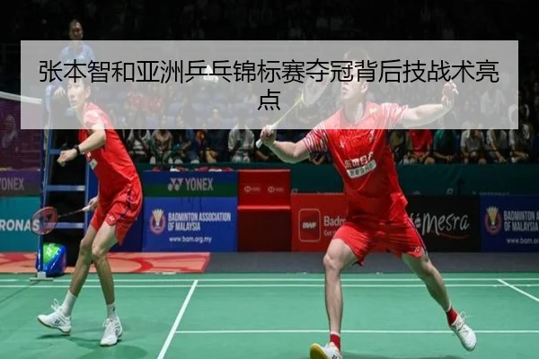 张本智和亚洲乒乓锦标赛夺冠背后技战术亮点